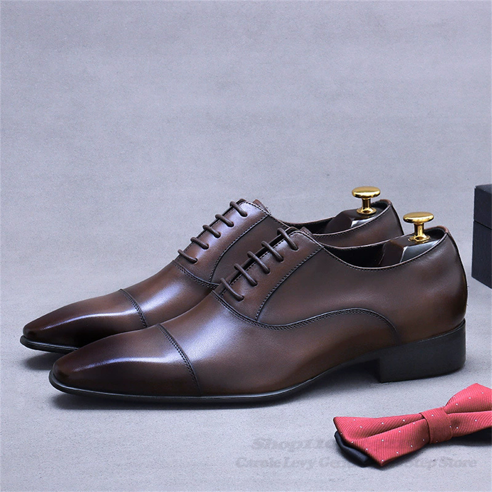 Men Shoes Oxford - Scarpe da uomo in pelle Oxford