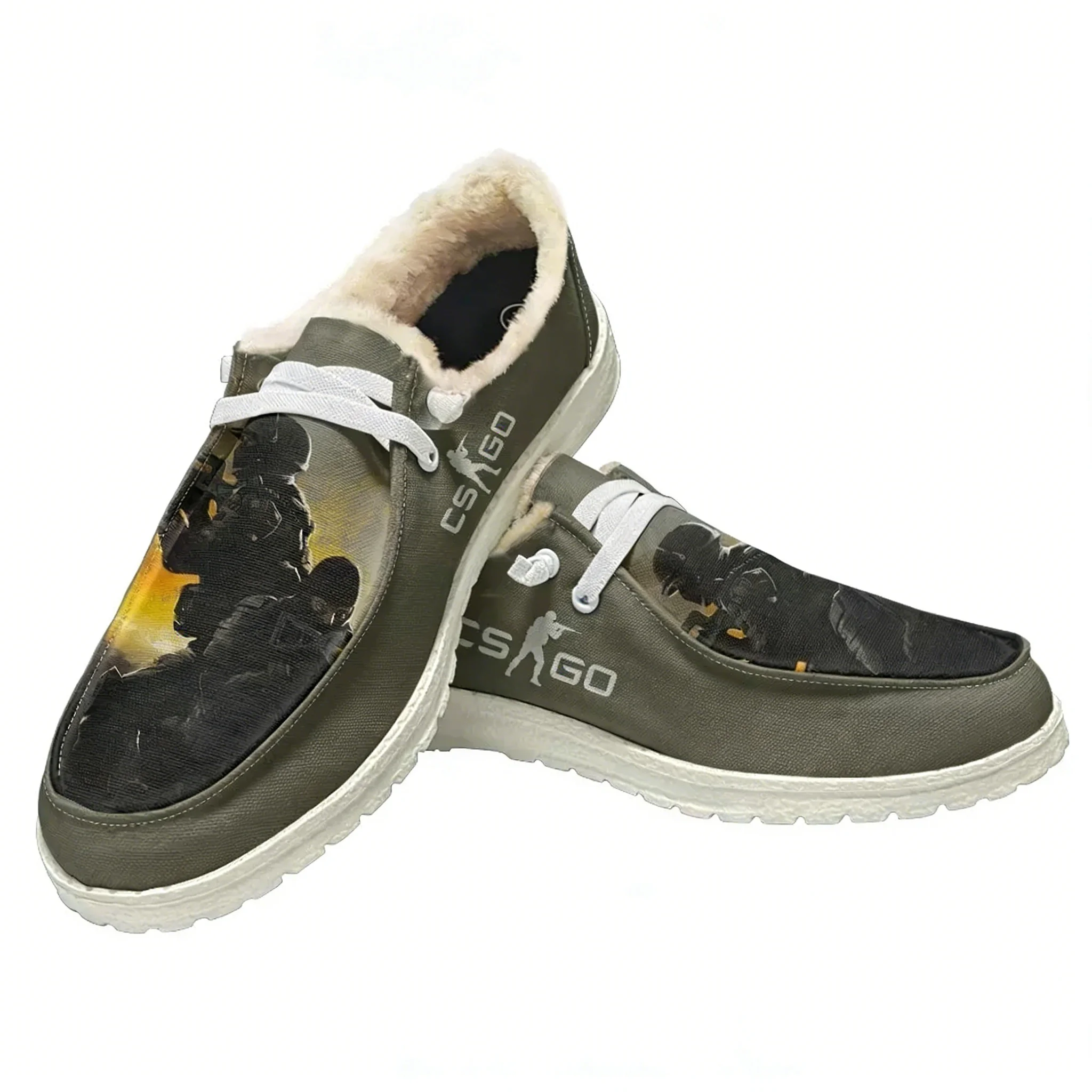 Men Shoes Oxford - Scarpe Casual in Peluche Counter Strike