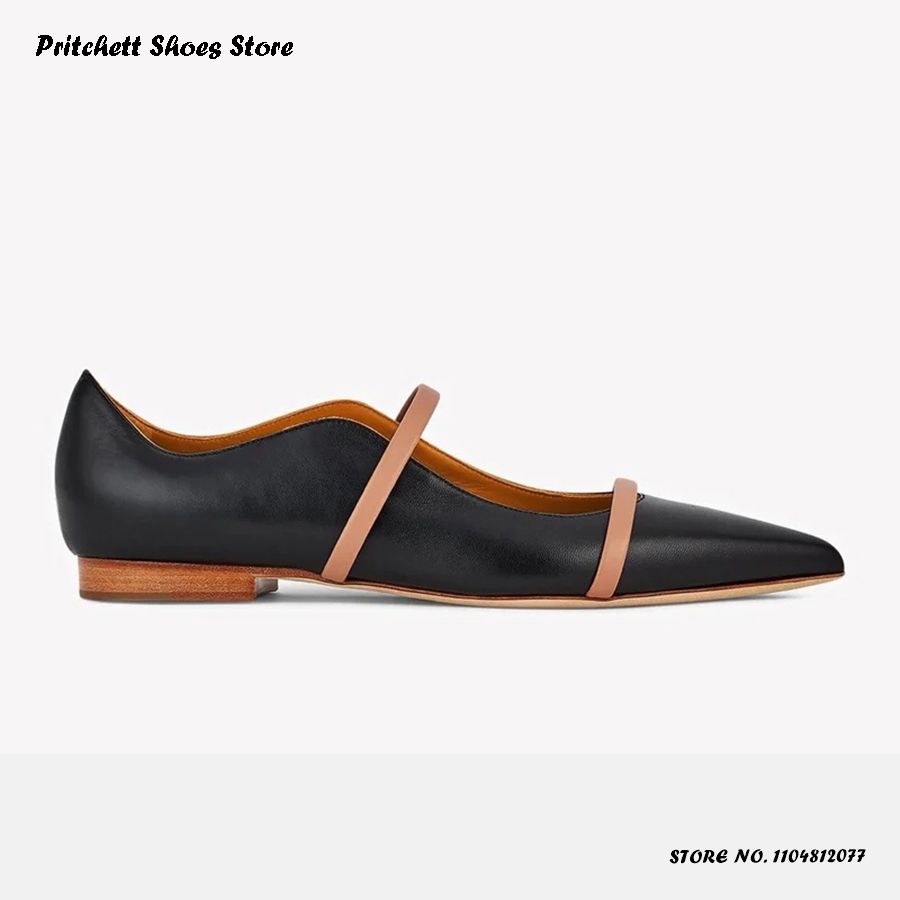 Men'S Shoes Slip On - Ballerine da donna in pelle con