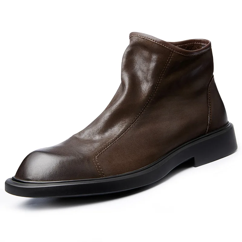 Men Shoes For Wedding - Caldi stivali da uomo in vera