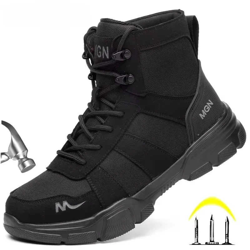 Work Boot Steel Toe - Stivali da lavoro Scarpe antinfortunistiche da