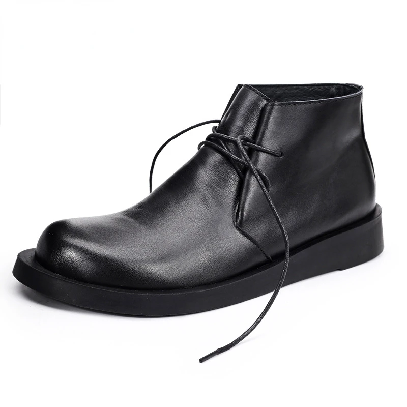 Men Shoes Oxford - Stivali Oxford in pelle scamosciata di