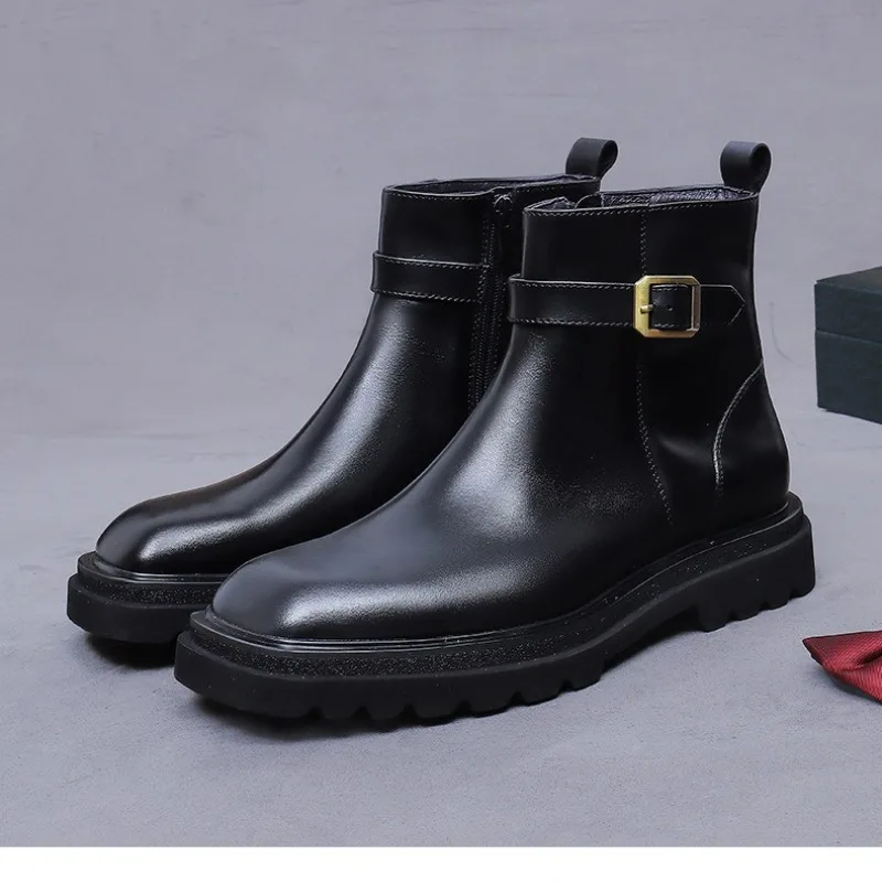 Men Shoes Oxford - Stivaletti Oxford alla caviglia da uomo