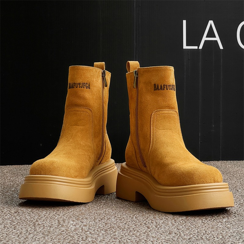 Men'S Shoes Dq - Stivali Corti Invernali Europa America Retrò