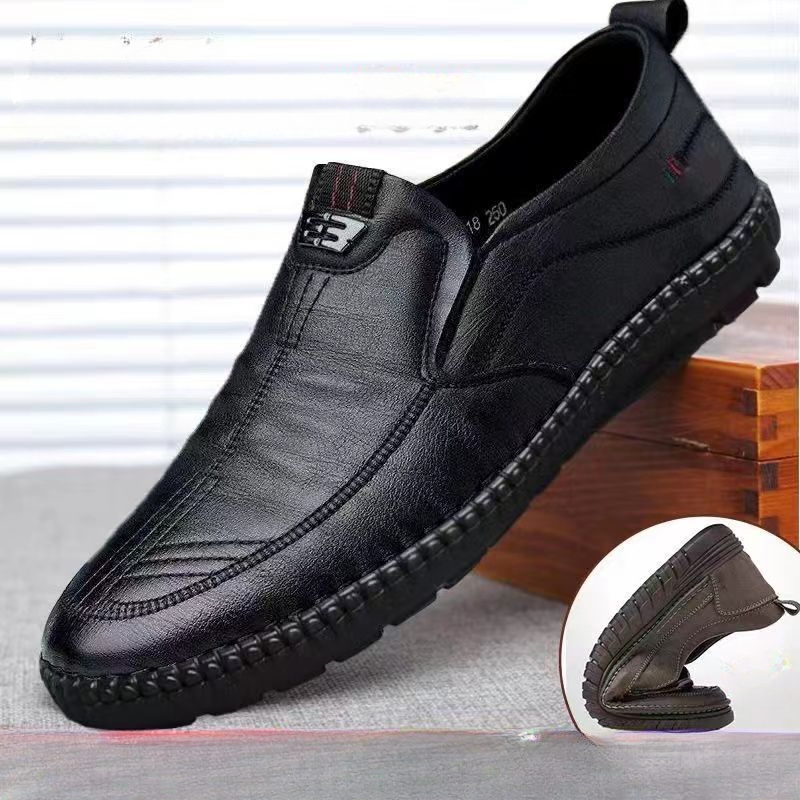 Men Shoes Official - Mocassini in pelle da uomo antiscivolo