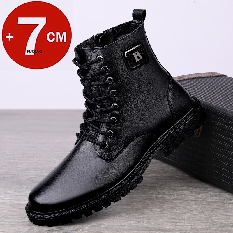 Stivali rialzati in vera pelle - Men'S Shoes Hugo Boss recensione e prezzo