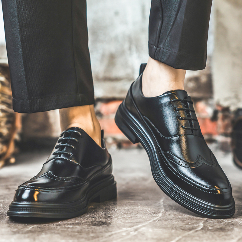Scarpe da uomo in pelle con ri - Men Shoes For Wedding recensione e prezzo