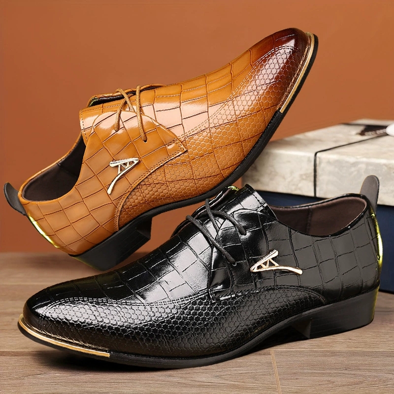 Scarpe in pelle PU moda uomo b - Men Shoes Official recensione e prezzo