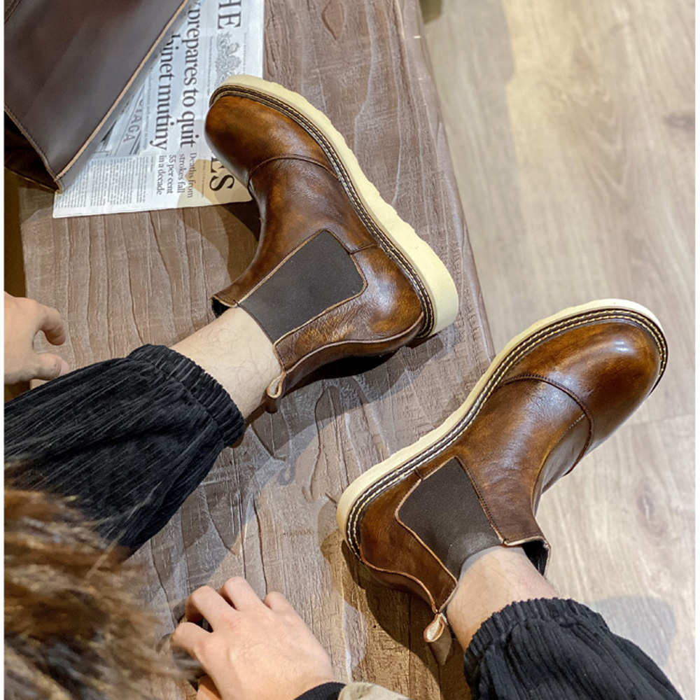 Stivaletti Chelsea in vera pel - Men Shoes Oxford recensione e prezzo