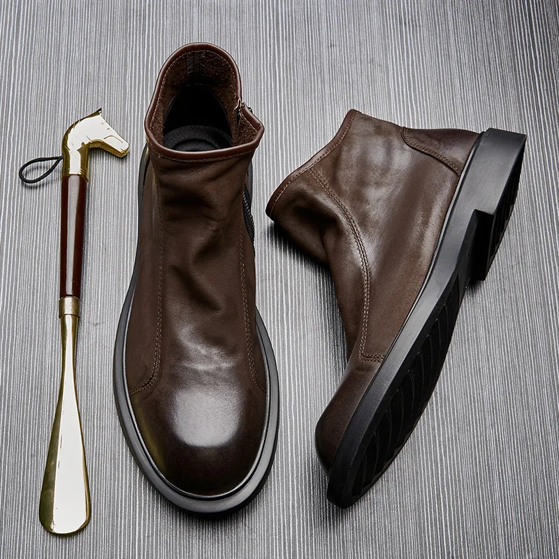 Caldi stivali da uomo in vera  - Men Shoes For Wedding recensione e prezzo