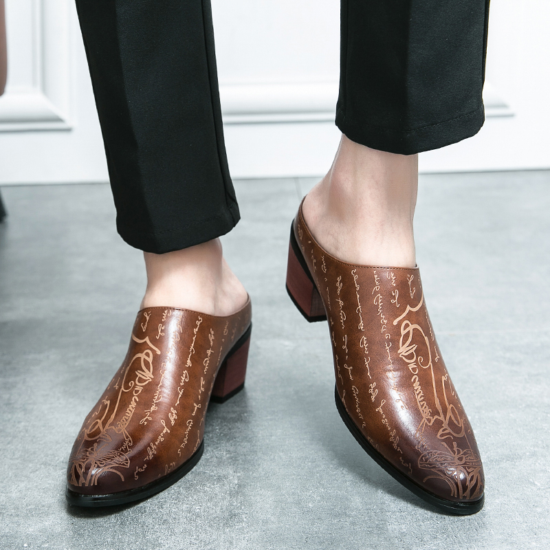 Mules da uomo in pelle marrone - Men'S Shoes Slip On recensione e prezzo
