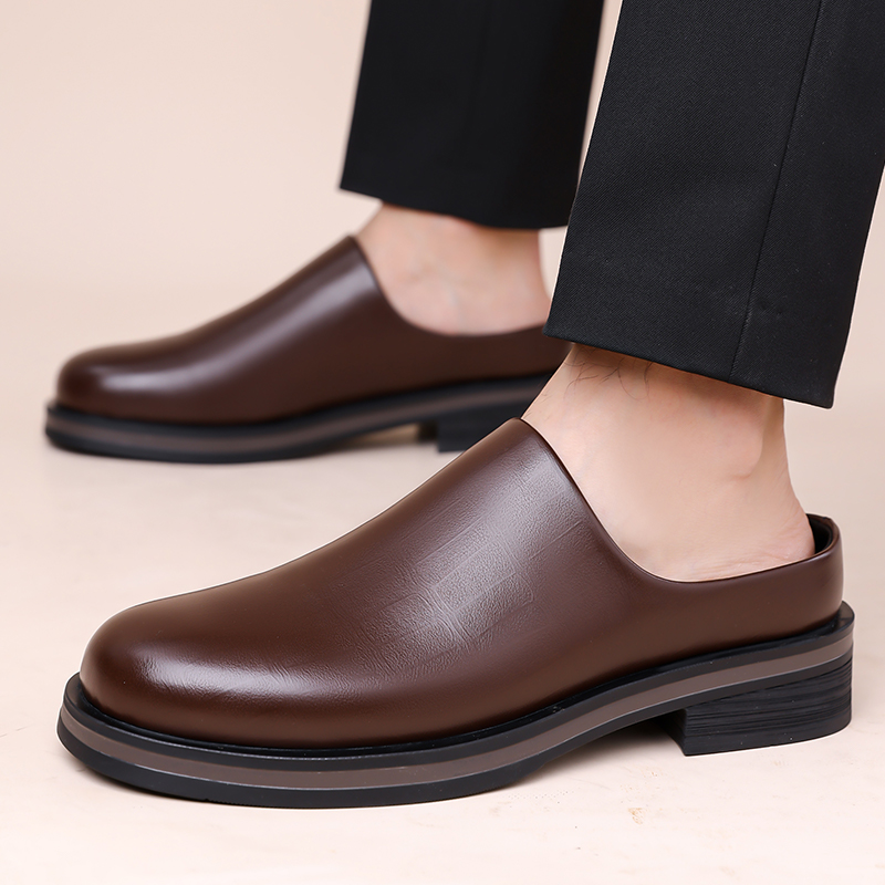 Mules da uomo slip-on, in pell - Men'S Shoes Hugo Boss recensione e prezzo