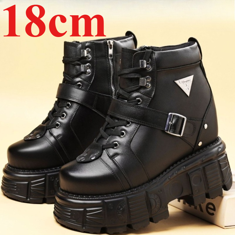 Stivali da Moto in Vera Pelle  - Men'S Shoes Dq recensione e prezzo