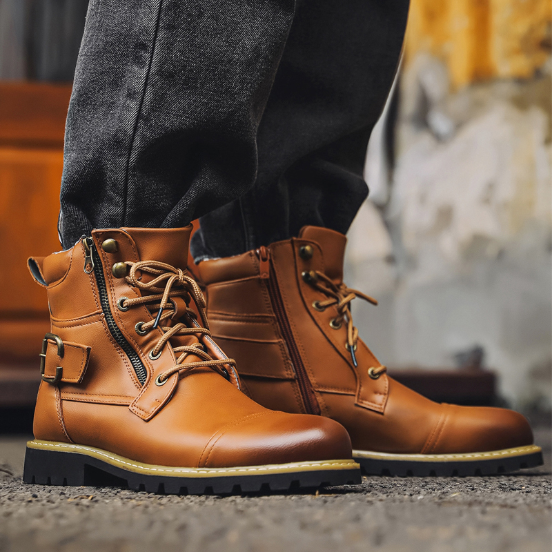 Stivali da uomo in pelle di qu - Men Shoes Oxford recensione e prezzo