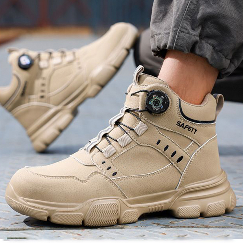 Stivali di Sicurezza in Pelle  - Work Boot Steel Toe recensione e prezzo